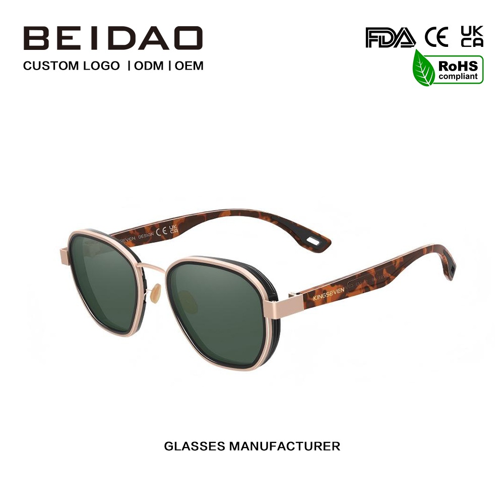 क्लासिक रिफ्लेक्टिव एल्युमीनियम ध्रुवीकृत धूप का चश्मा