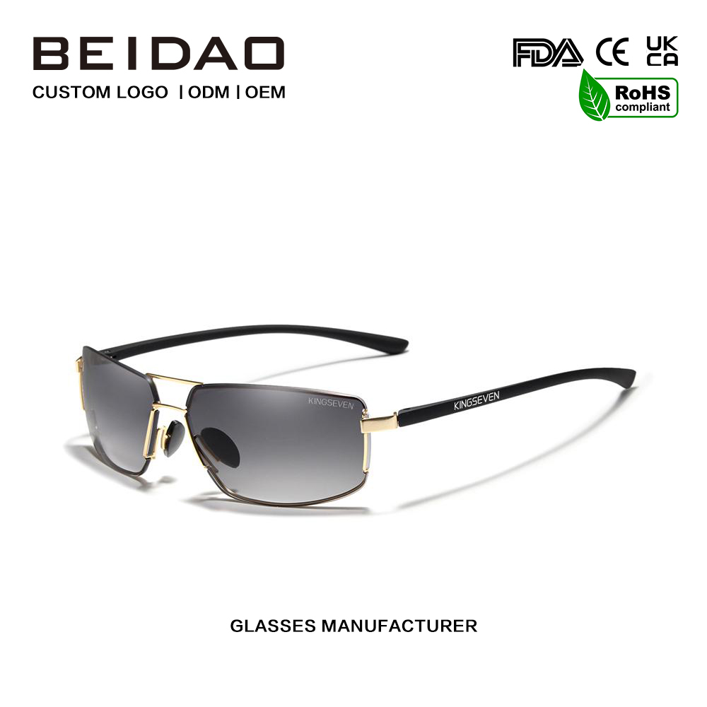 सर्वाधिक बिकने वाले फैशन एल्युमीनियम ध्रुवीकृत धूप का चश्मा